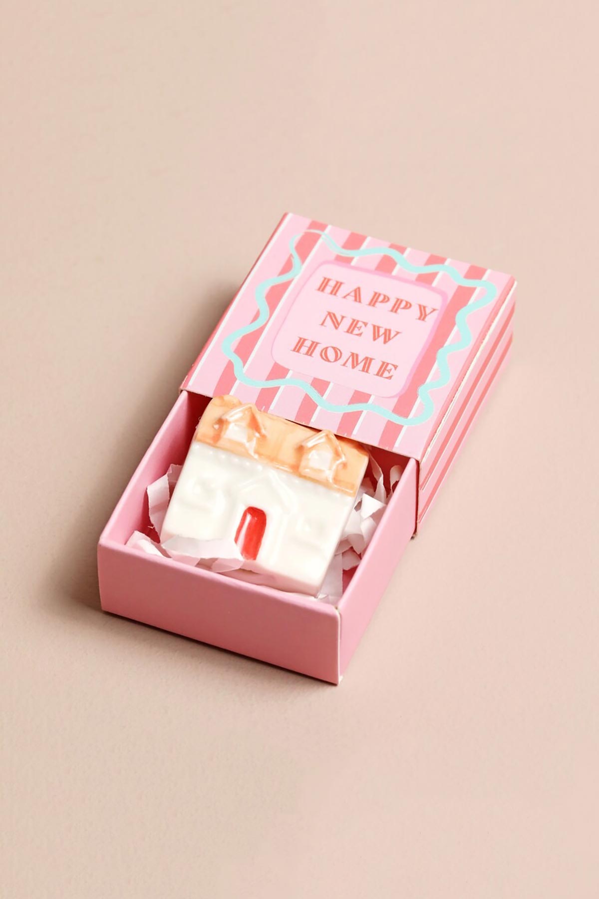 Lisa Angel Tiny Matchbox Ceramic House Token