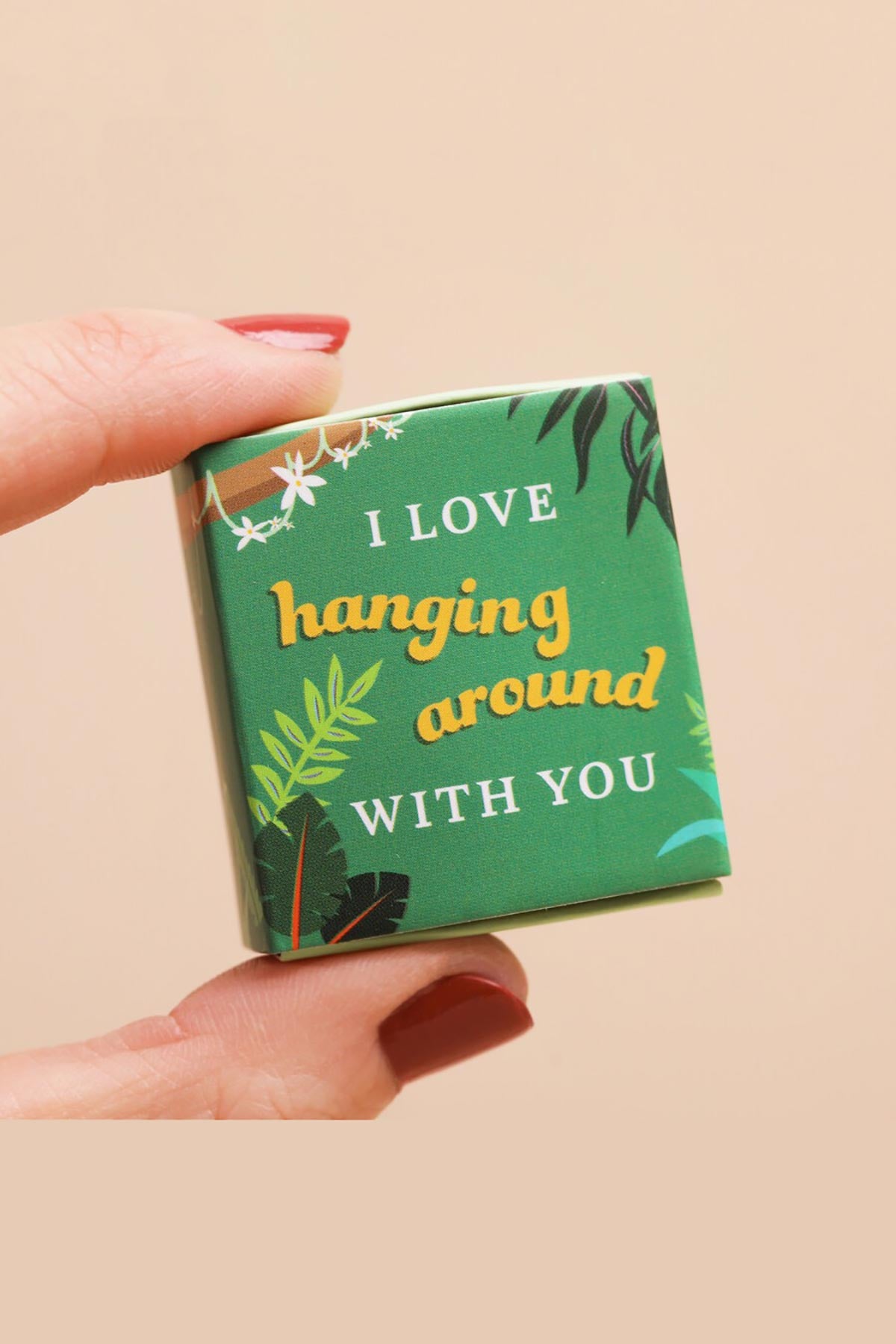 Lisa Angel Tiny Matchbox Ceramic Sloth Token