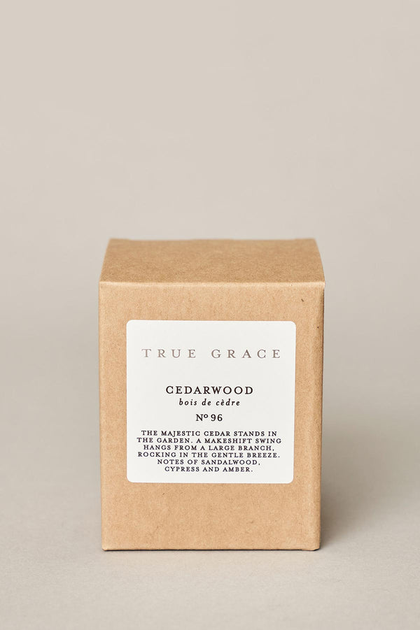 True Grace Cedarwood Natural Scented Classic Candle - Craft Box
