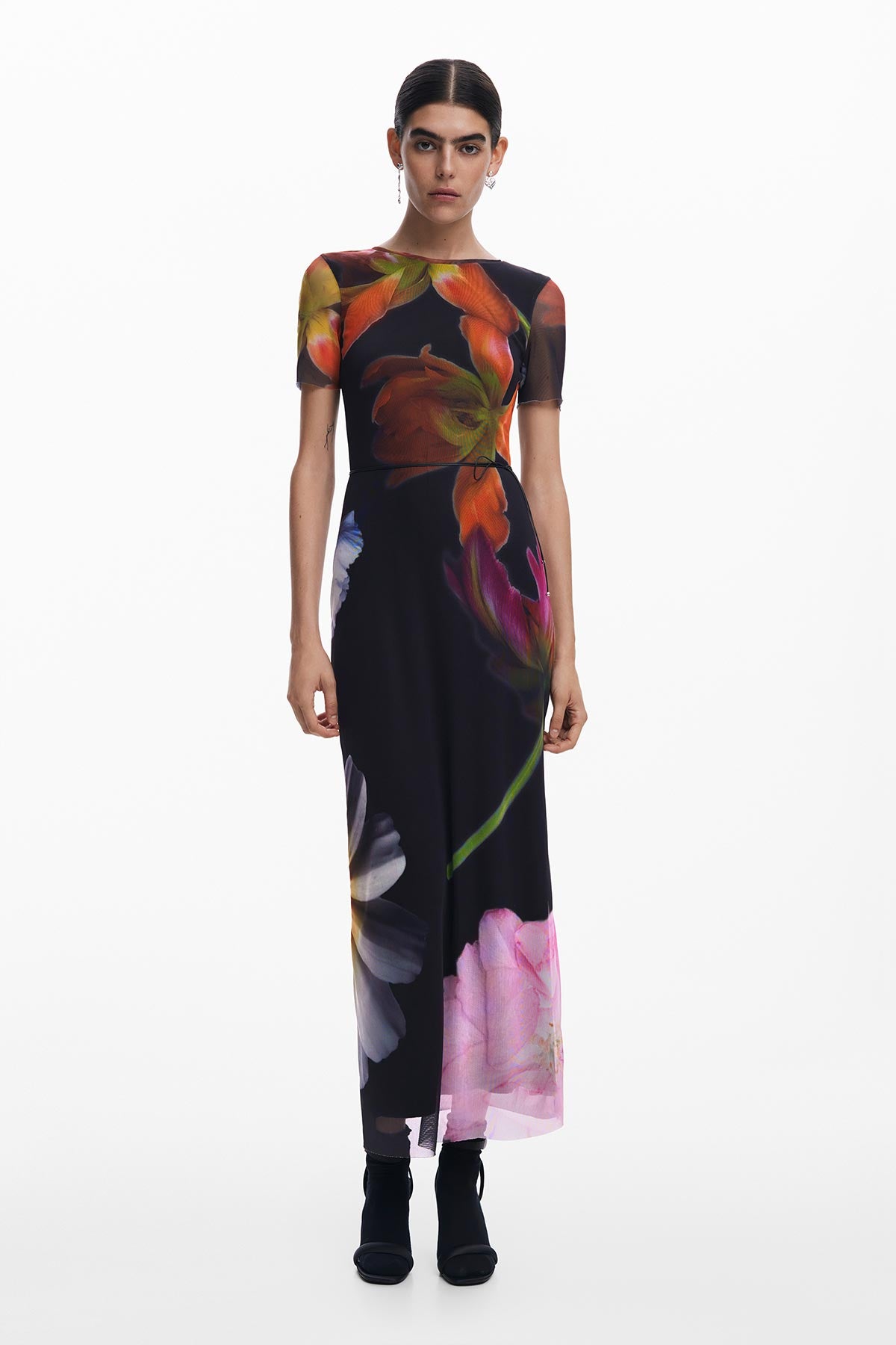 Desigual Tulle Flower Dress