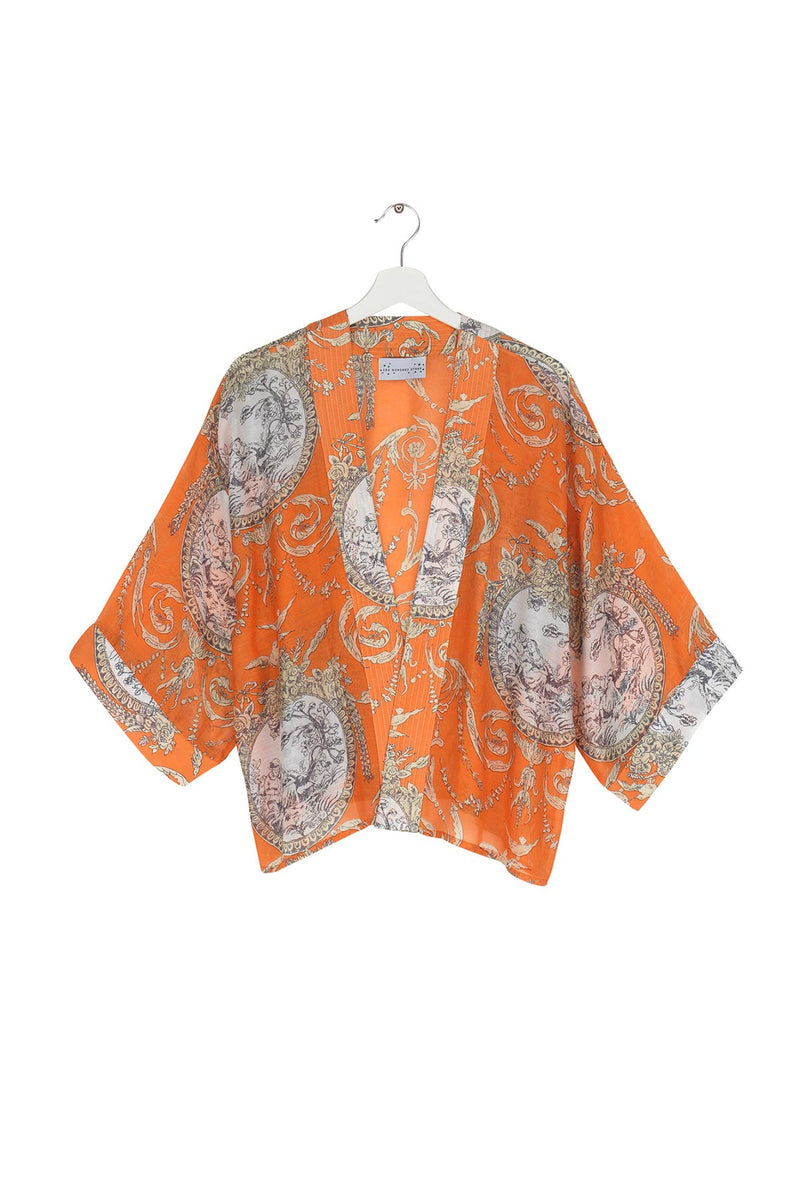 One Hundred Stars Valentine Orange Kimono