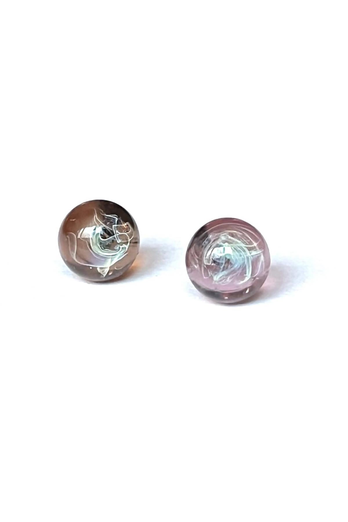 Helen Chalmers Vega Celestial Handmade Glass Stud Earrings