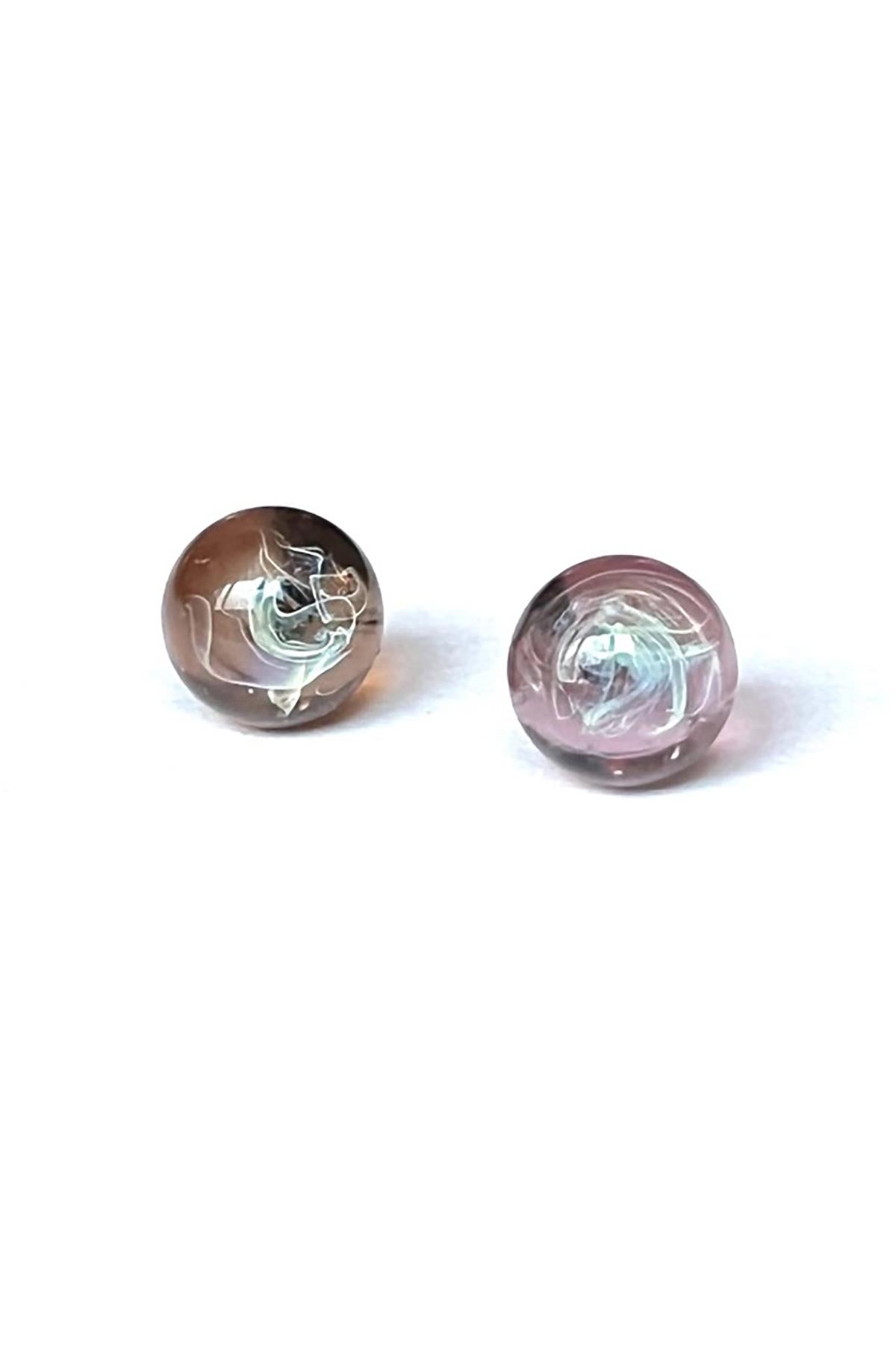 Helen Chalmers Vega Celestial Handmade Glass Stud Earrings