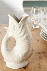 The Original Gluggle Jug Factory White Original Gluggle Jug Pitcher Vase