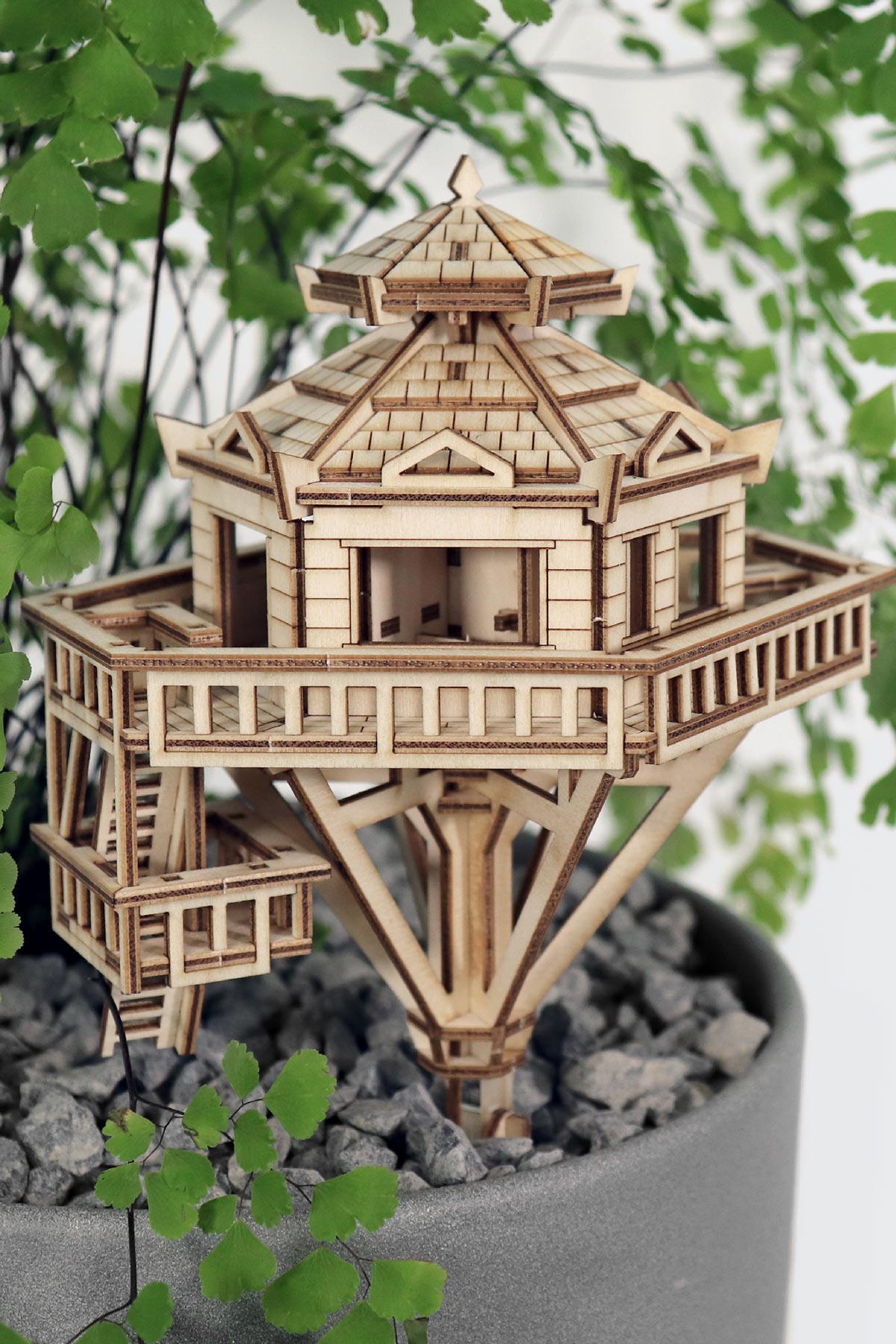 Tiny Treehouses Woodland Outpost 3D Wooden Puzzle