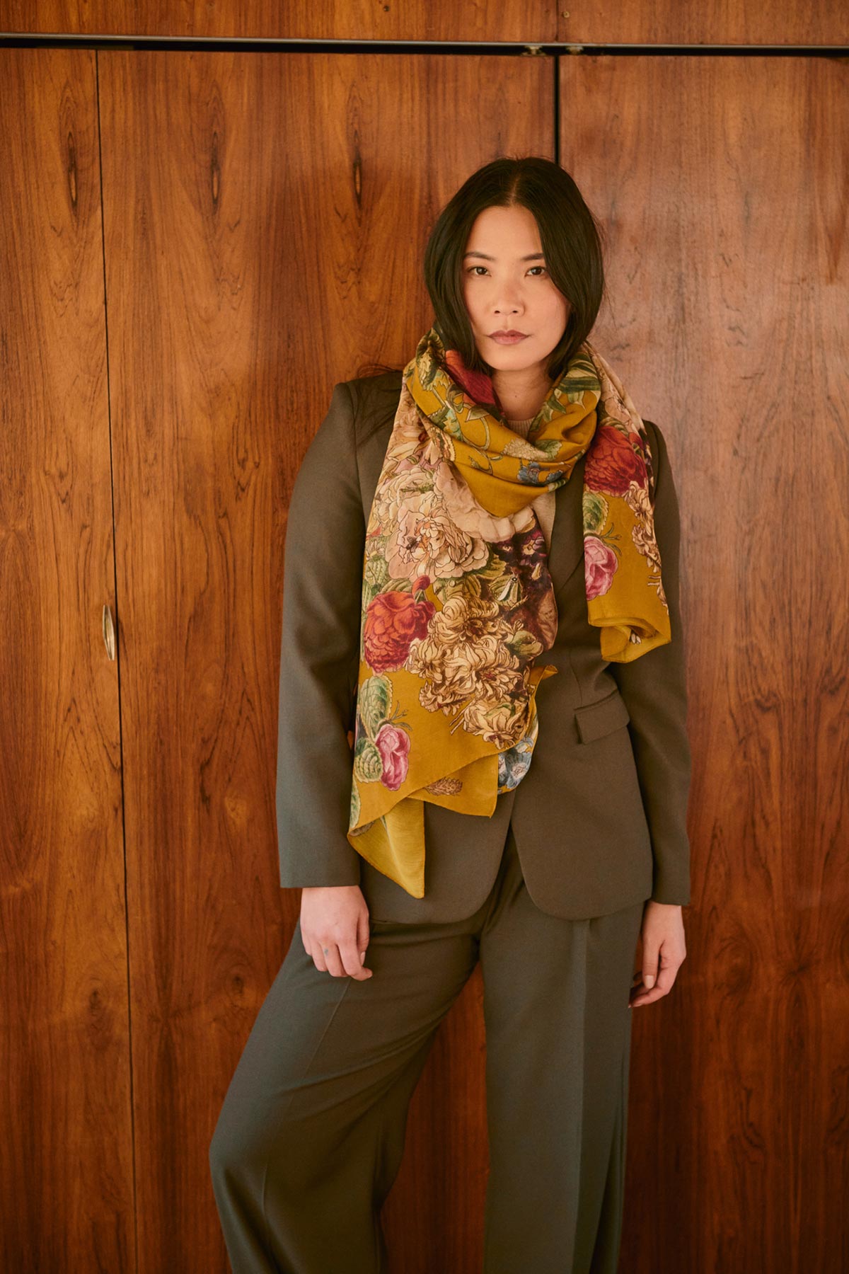 Botanical print scarf by One Hundred Stars – available at Urban Wild