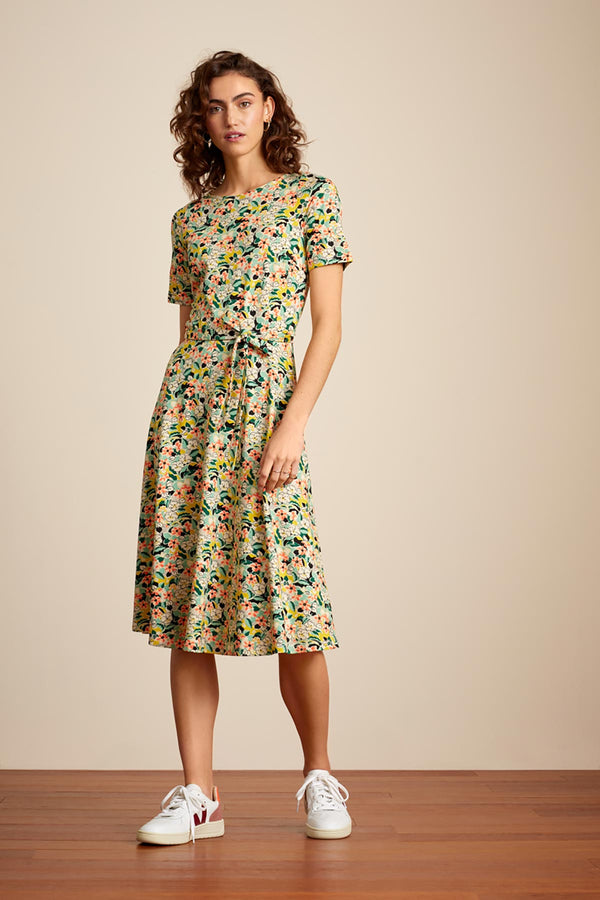 King Louie Betty Party Dress Pomelo In Mineral Green