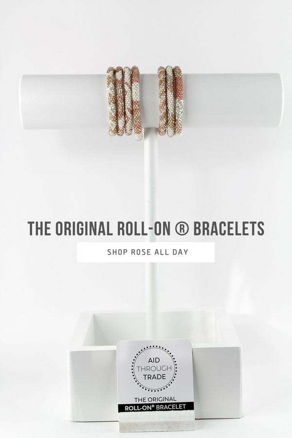 Rosé All Day Collection | Roll-On® Bracelets Aid Through Trade
