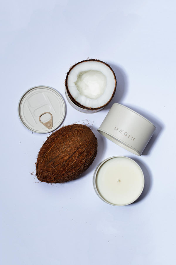 Maegen Fresh Tin Candle In Coconut Cream