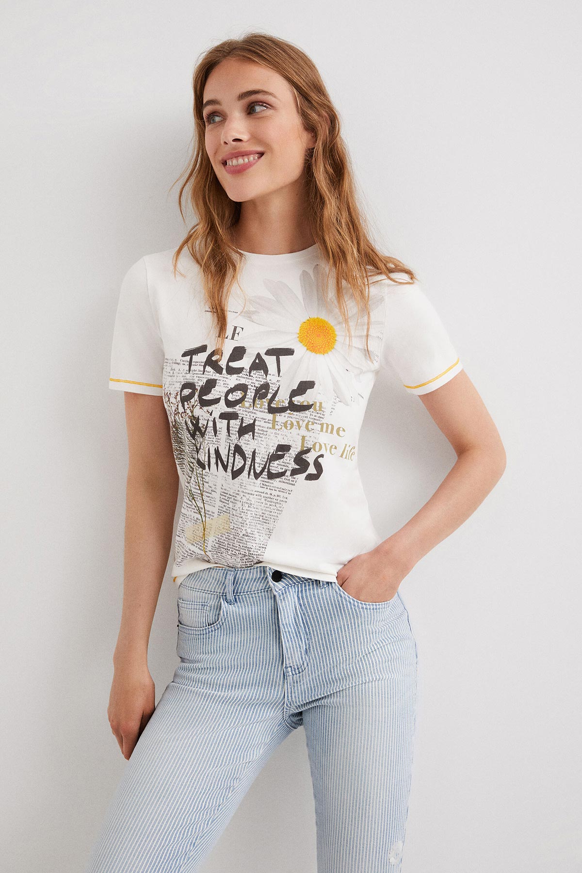 Desigual Kindness Daisy T-shirt