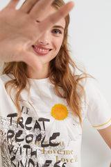 Desigual Kindness Daisy T-shirt