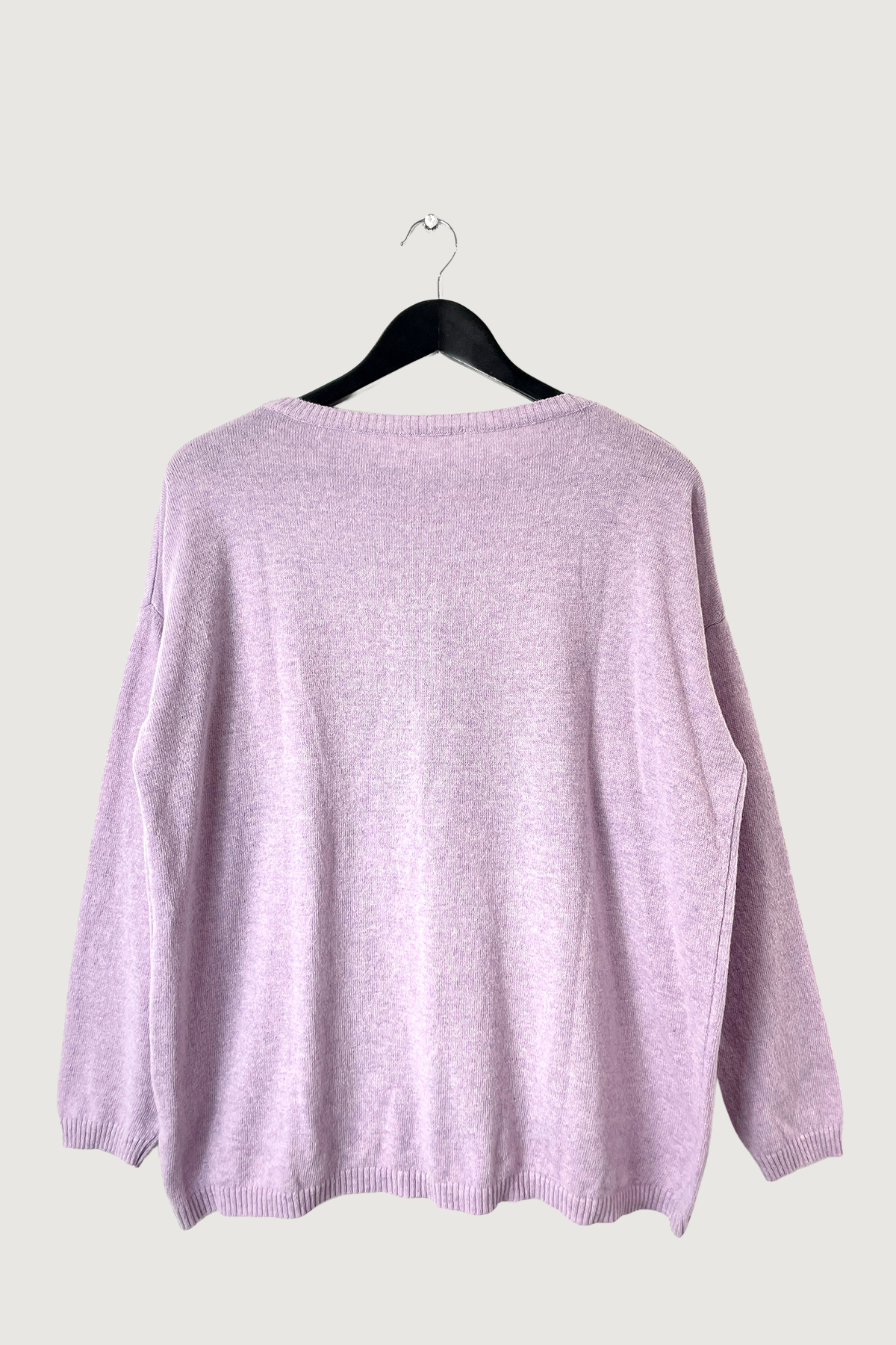 Mia Strada Star Cashmere Jumper In Lilac