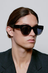 A Kjaerbede Lilly Sunglasses In Black Grey Transparent