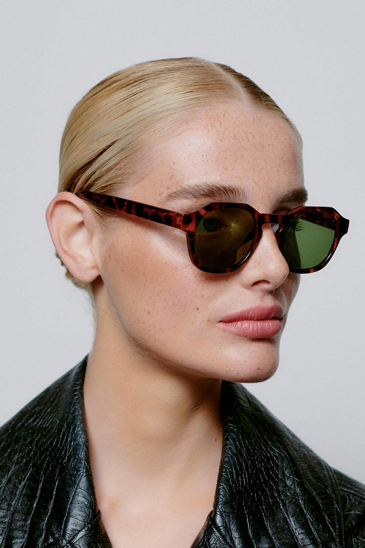 A Kjaerbede Zan Sunglasses In Havana