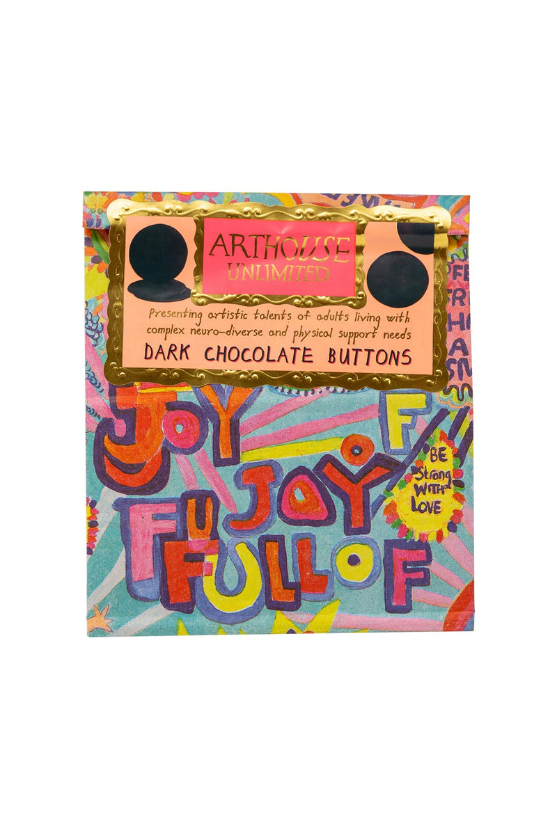 Arthouse Unlimited Full of Joy Dark Chocolate Buttons