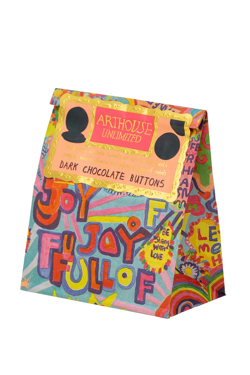 Arthouse Unlimited Full of Joy Dark Chocolate Buttons