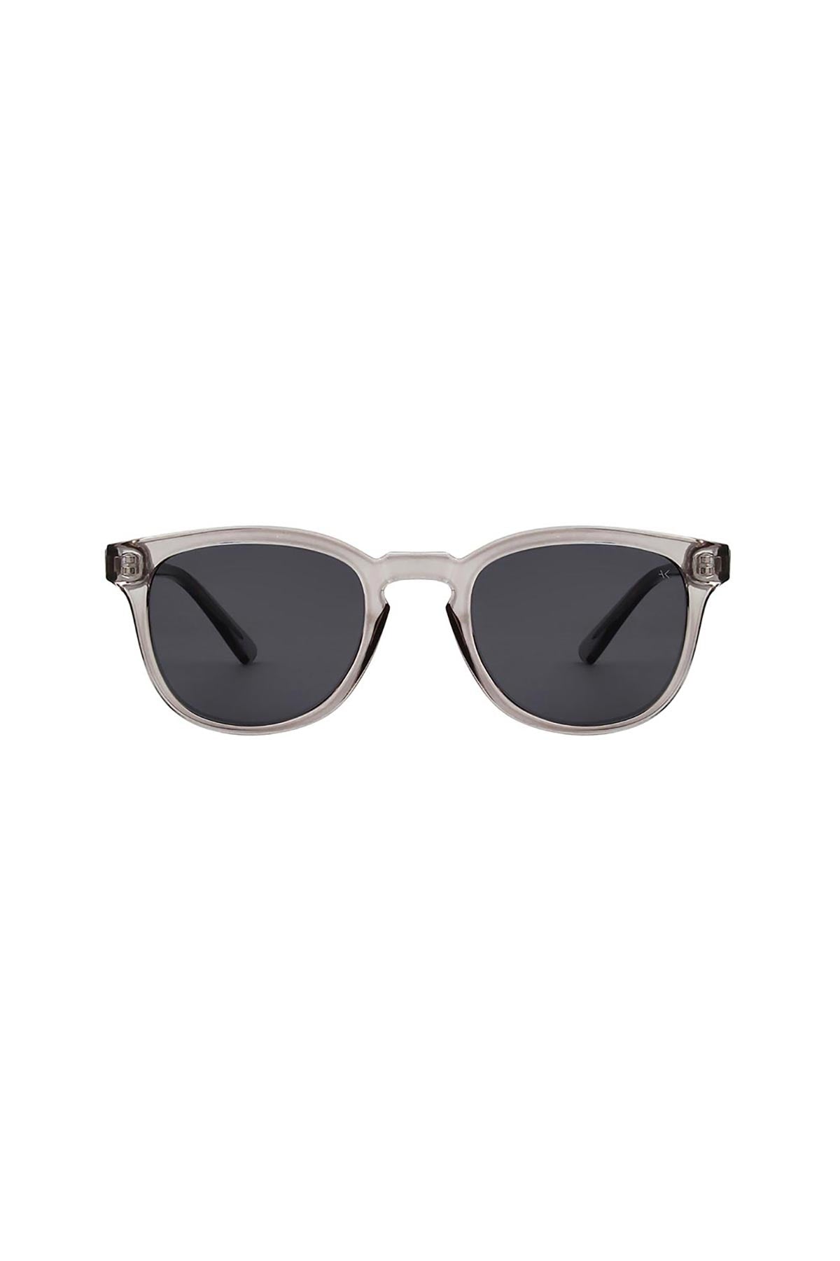 A Kjaerbede Bate Sunglasses In Grey Transparent