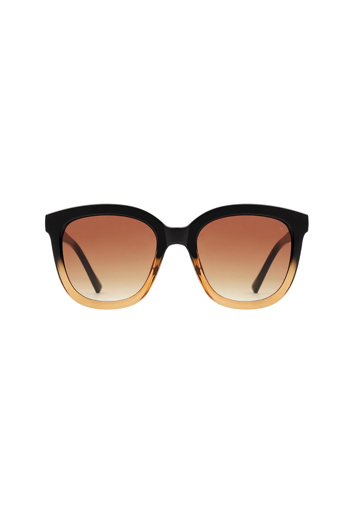 A Kjaerbede Billy Sunglasses In Black Brown Transparent