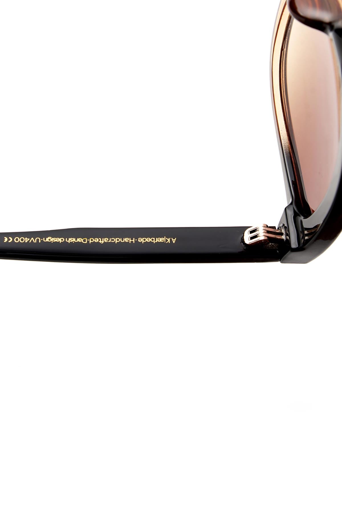 A Kjaerbede Billy Sunglasses In Black Brown Transparent