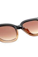 A Kjaerbede Billy Sunglasses In Black Brown Transparent