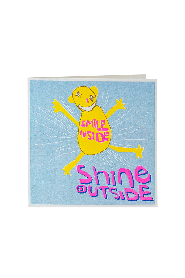 Arthouse Unlimited Smile Inside Shine Outside Card
