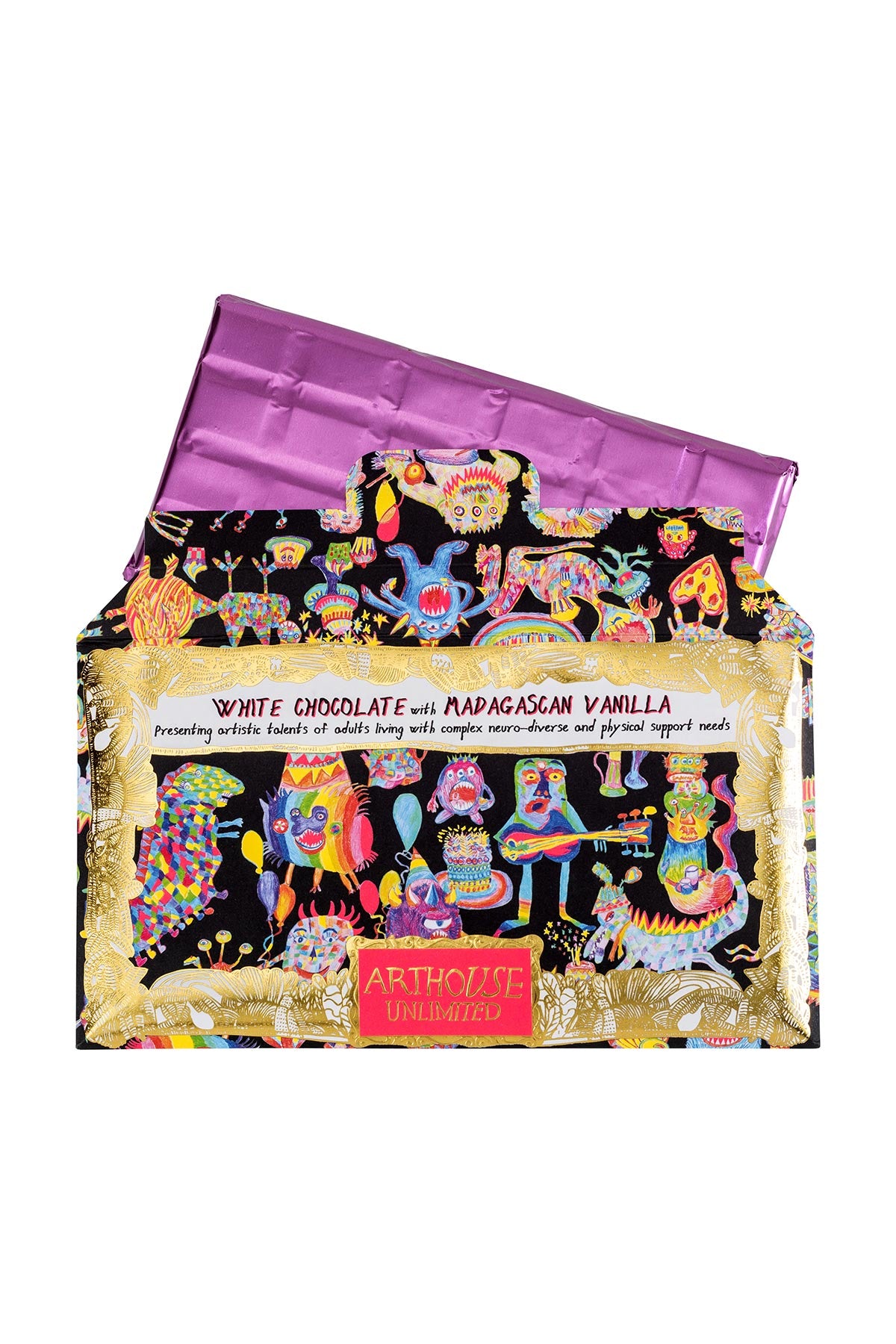 Arthouse Unlimited Monster Party White Chocolate with Madagascan Vanilla