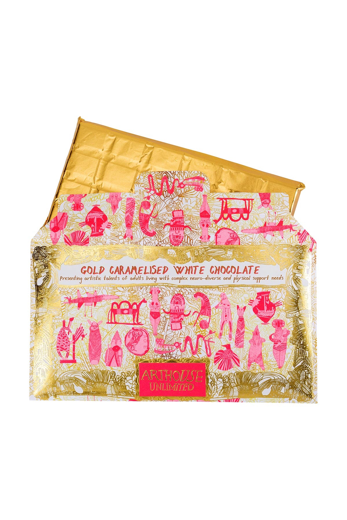 Arthouse Unlimited Timeless Treasures Gold Caramelised White Chocolate