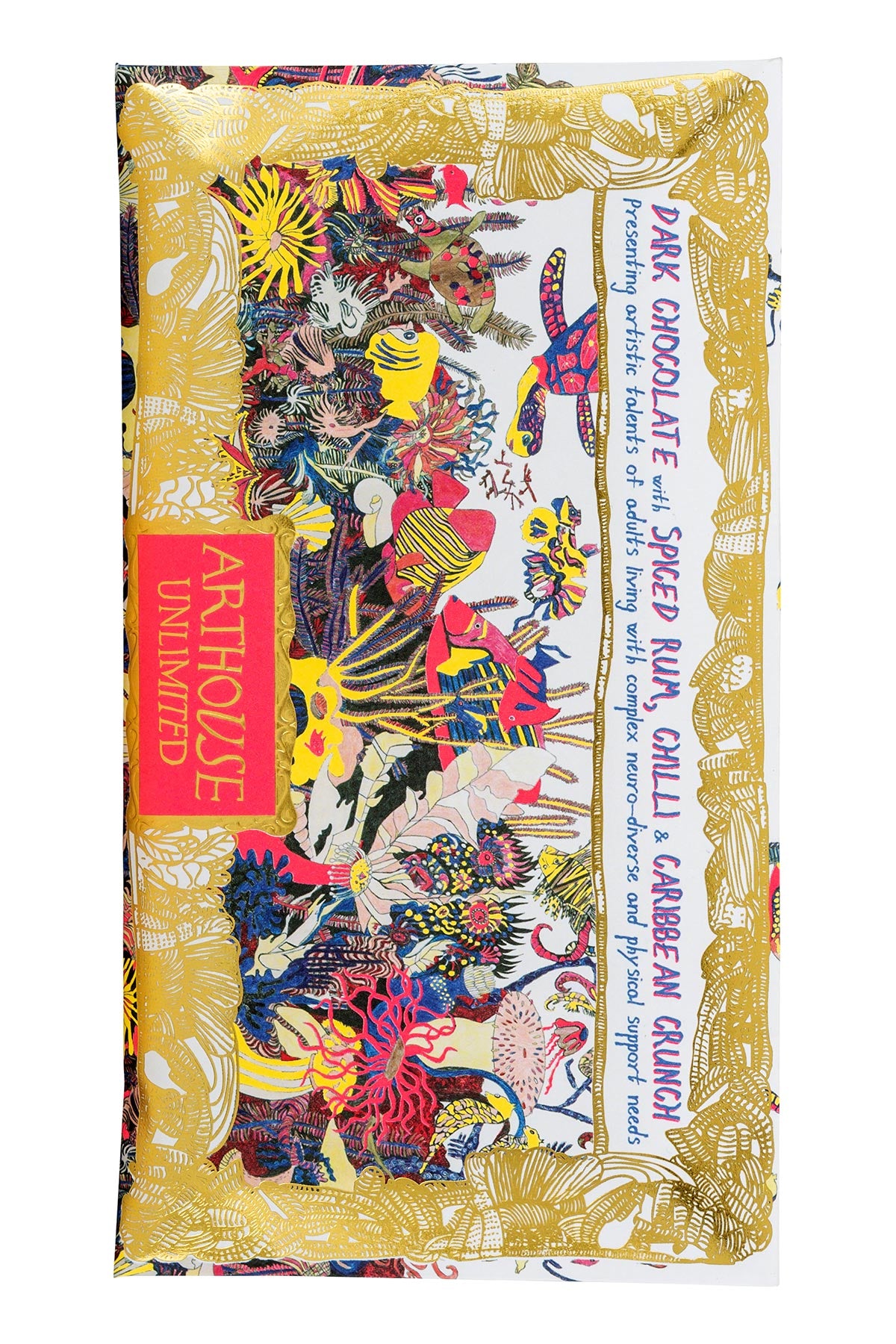 Arthouse Unlimited Angels Of The Deep Dark Chocolate with Spiced Rum, Chilli & Caribbean Crunch