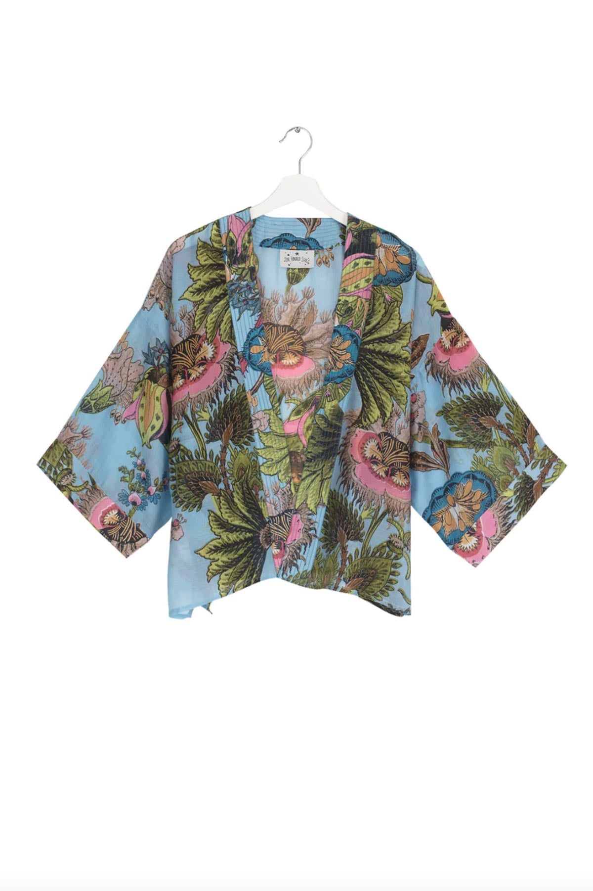 One Hundred Stars Eccentric Blooms Sky Kimono Jacket