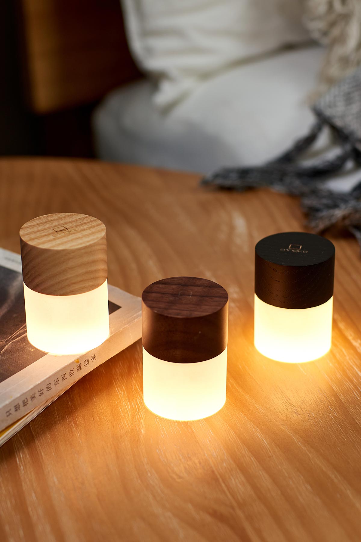 Lemelia Lights | Natural Walnut Wood