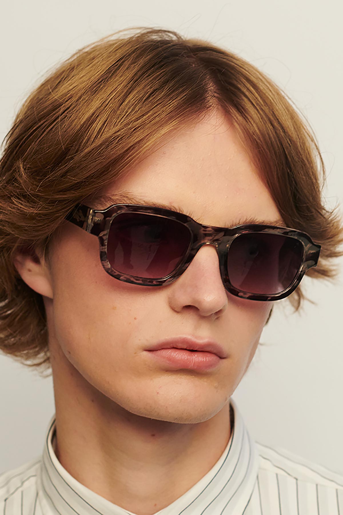 A Kjaerbede Halo Sunglasses In Demi Grey Transparent