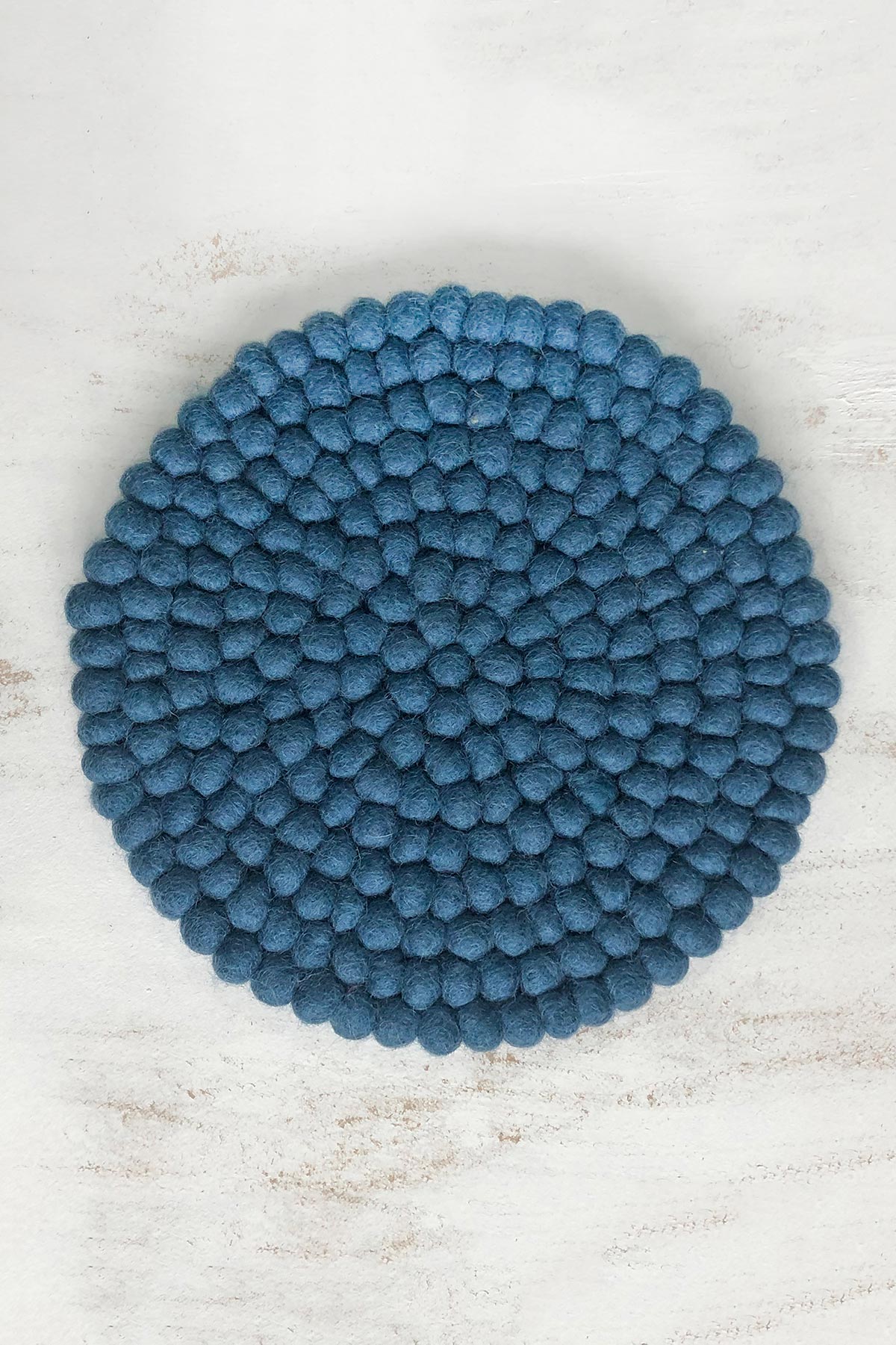 Aura Que Mildo Handmade Felt Ball Table Mat Trivet