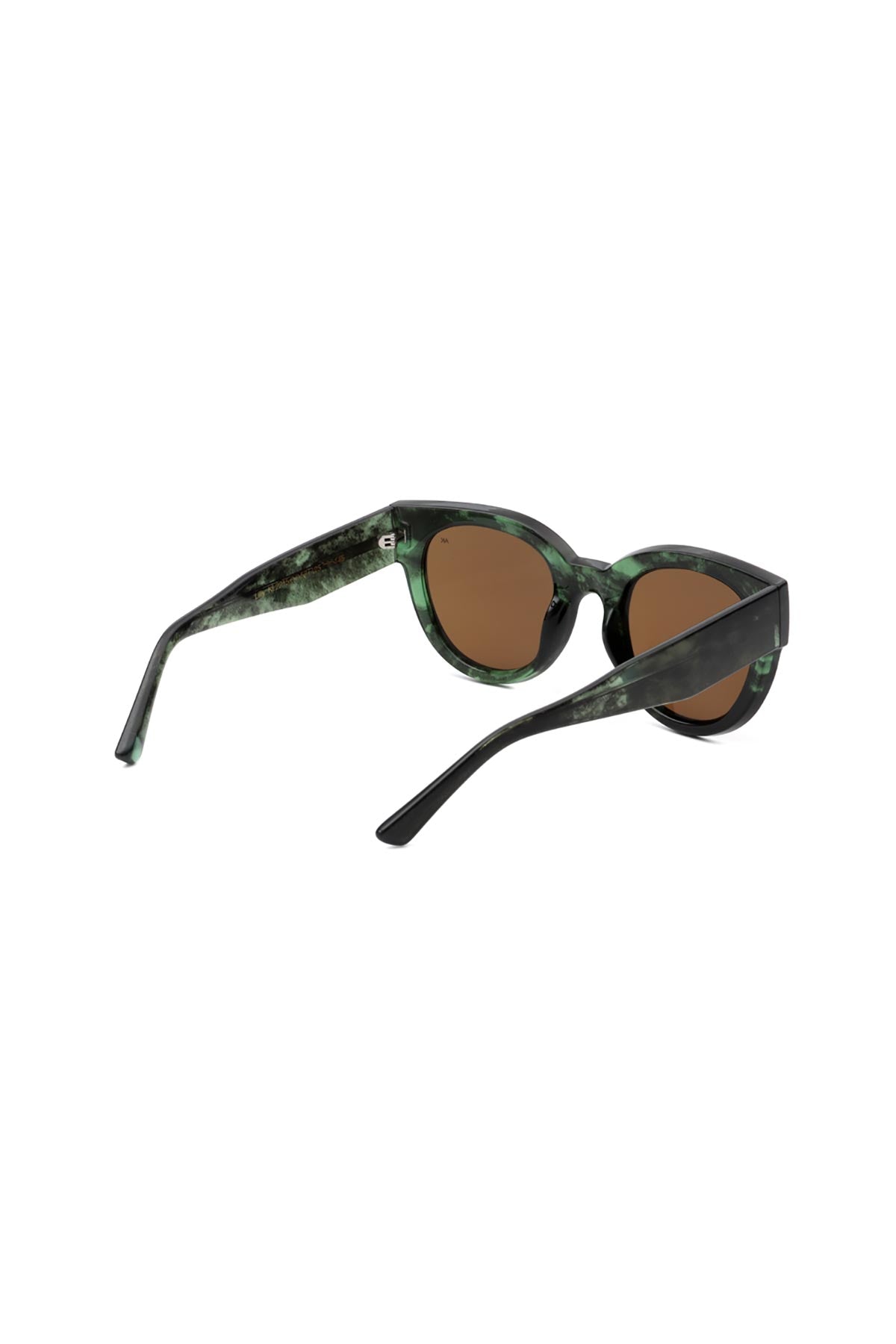 A Kjaerbede Lilly Sunglasses In Green Marble Transparent