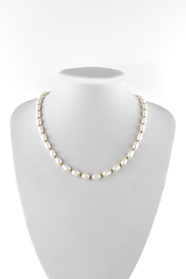 Natural Pearl Gemstone Sustainable Necklace