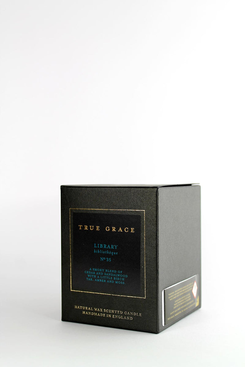 Library True Grace Handmade Beeswax Sustainable Candles