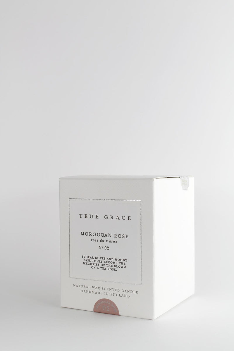True Grace Handmade Beeswax Sustainable Candles Moroccan Rose