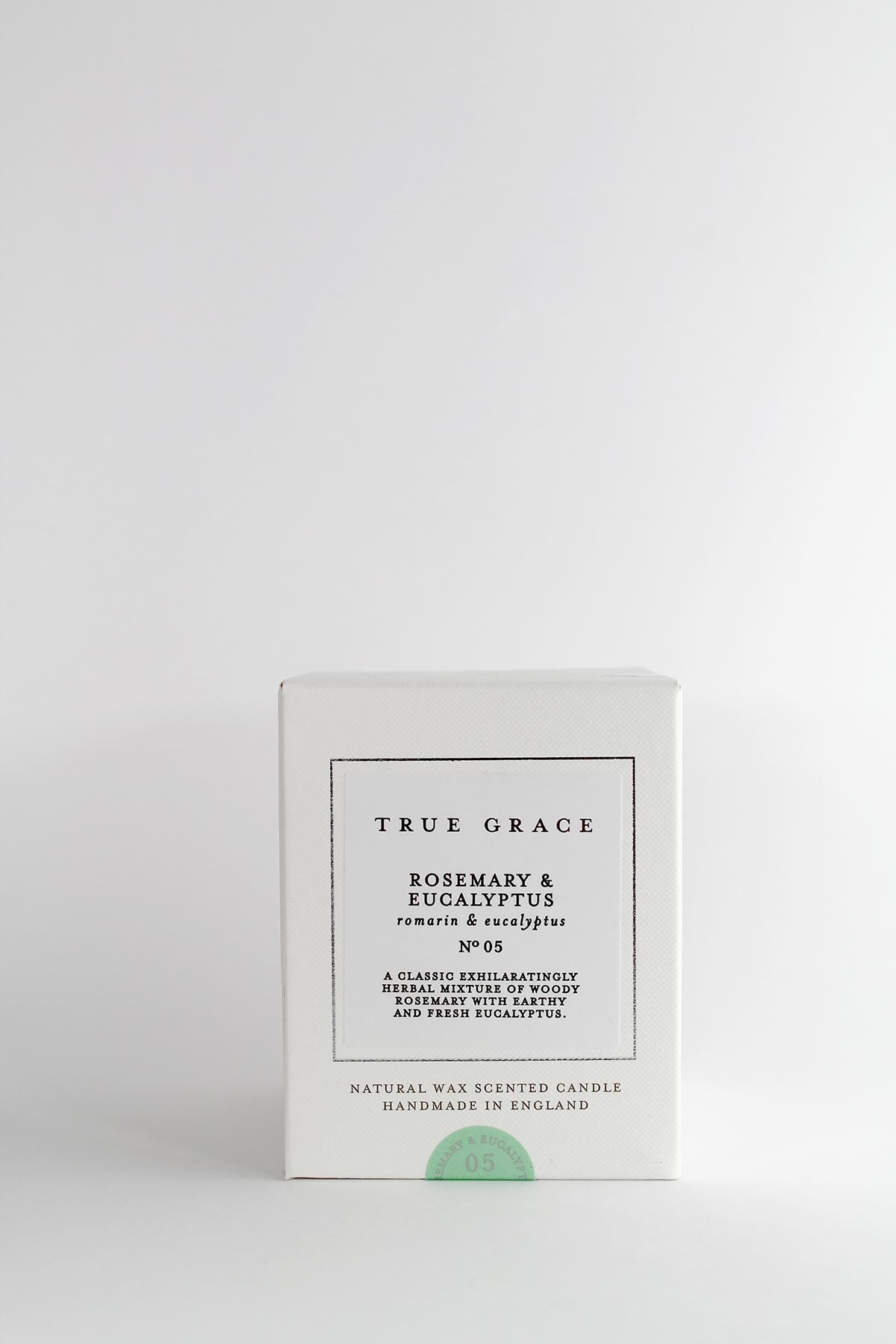 Rosemary & Eucaliptus True Grace Handmade Beeswax Sustainable Candles