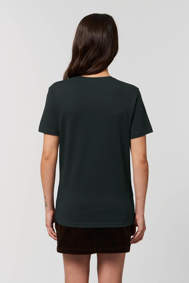 Ethical Unisex Organic Cotton T Shirt Vegan Fairtrade & Sustainable Black