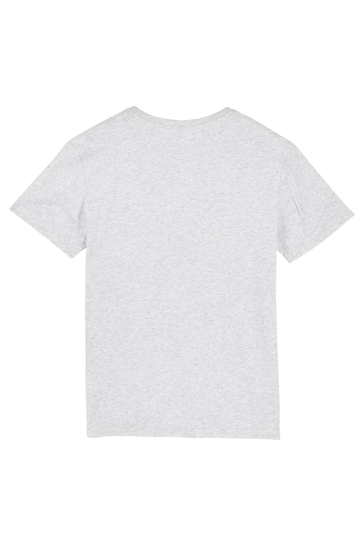 Ethical Unisex Organic Cotton T Shirt Vegan Fairtrade & Sustainable Heather Ash