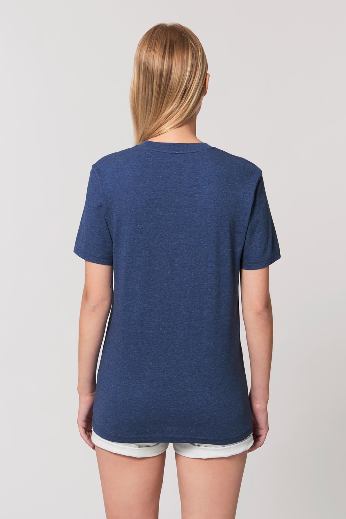 Ethical Unisex Organic Cotton T Shirt Vegan Fairtrade & Sustainable Blue