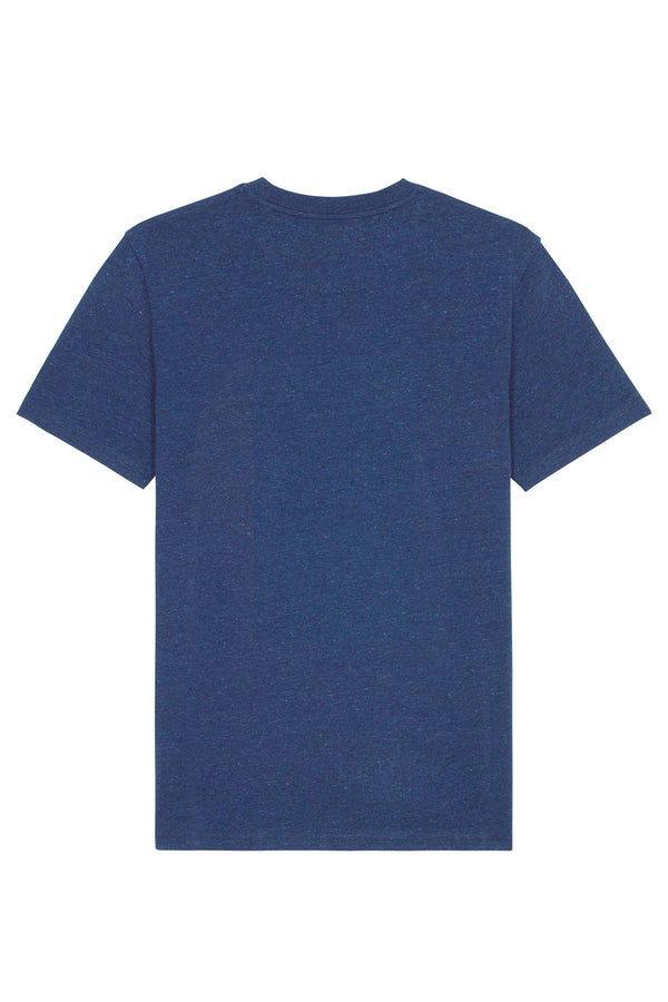 Ethical Unisex Organic Cotton T Shirt Vegan Fairtrade & Sustainable Blue
