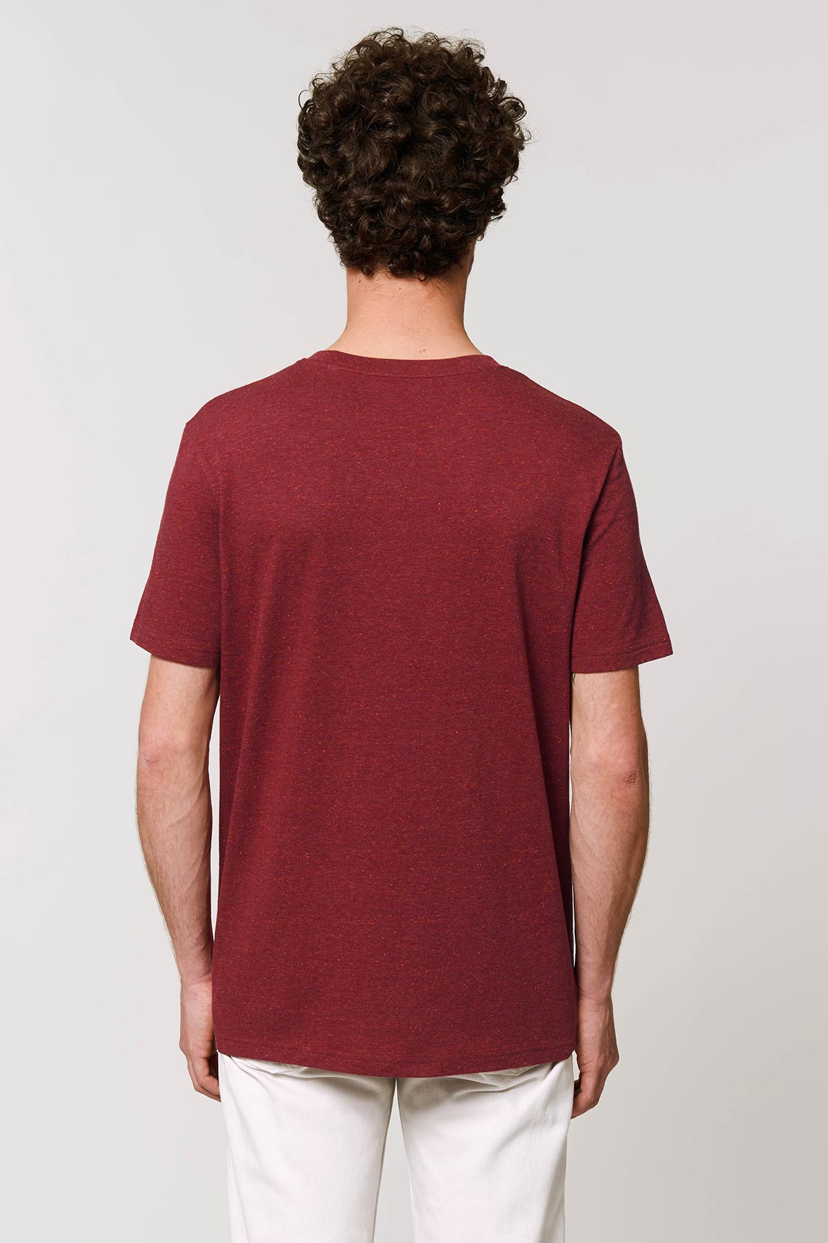 Ethical Unisex Organic Cotton T Shirt Vegan Fairtrade & Sustainable Neppy Burgundy