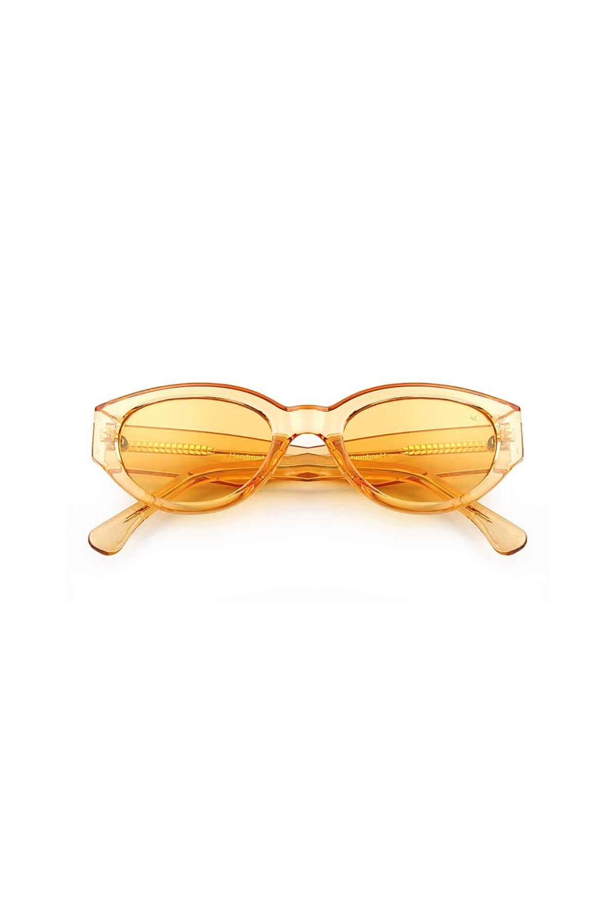 A Kjaerbede Winnie Sunglasses In Yellow Transparent