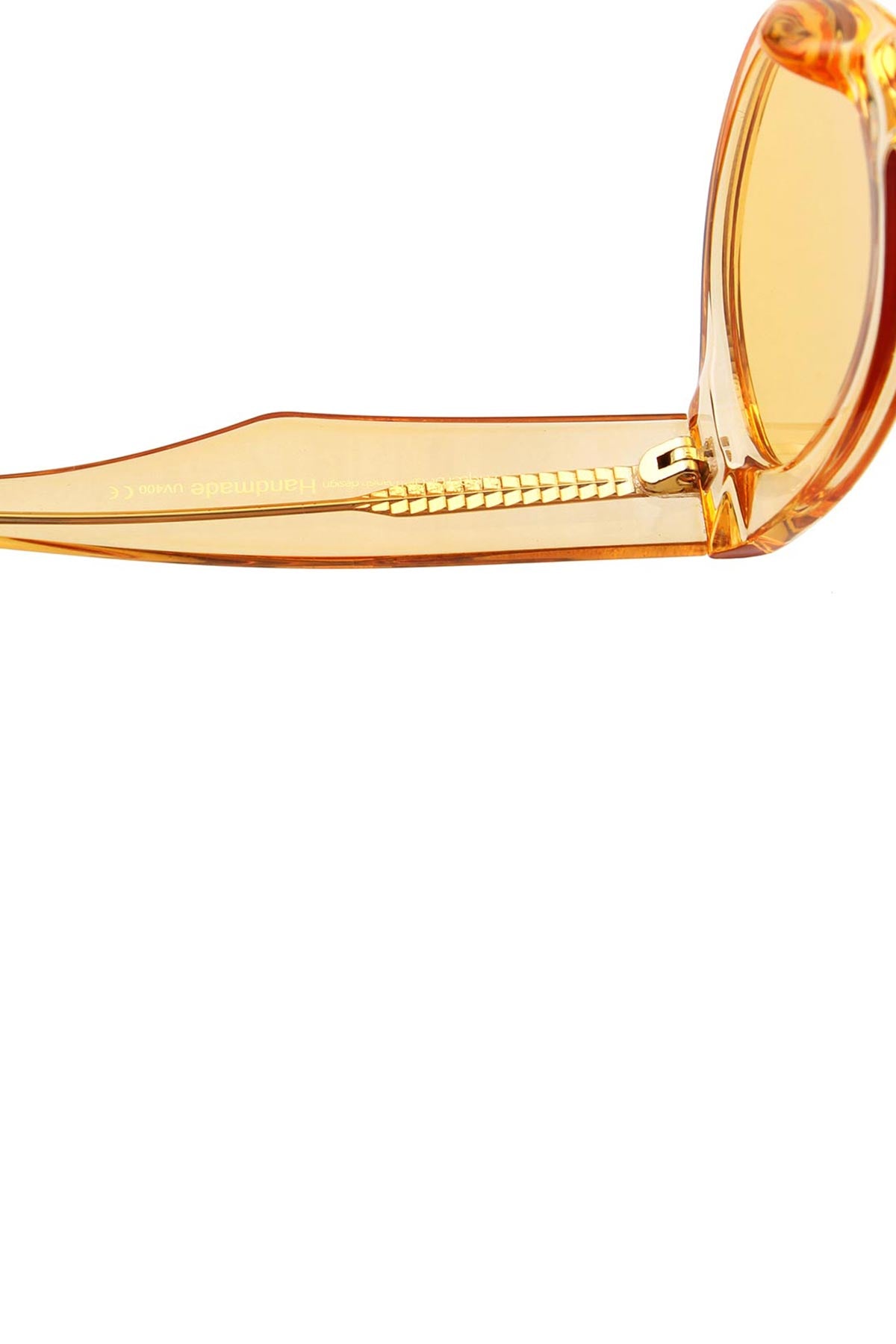 A Kjaerbede Winnie Sunglasses In Yellow Transparent