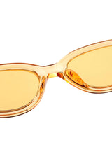 A Kjaerbede Winnie Sunglasses In Yellow Transparent