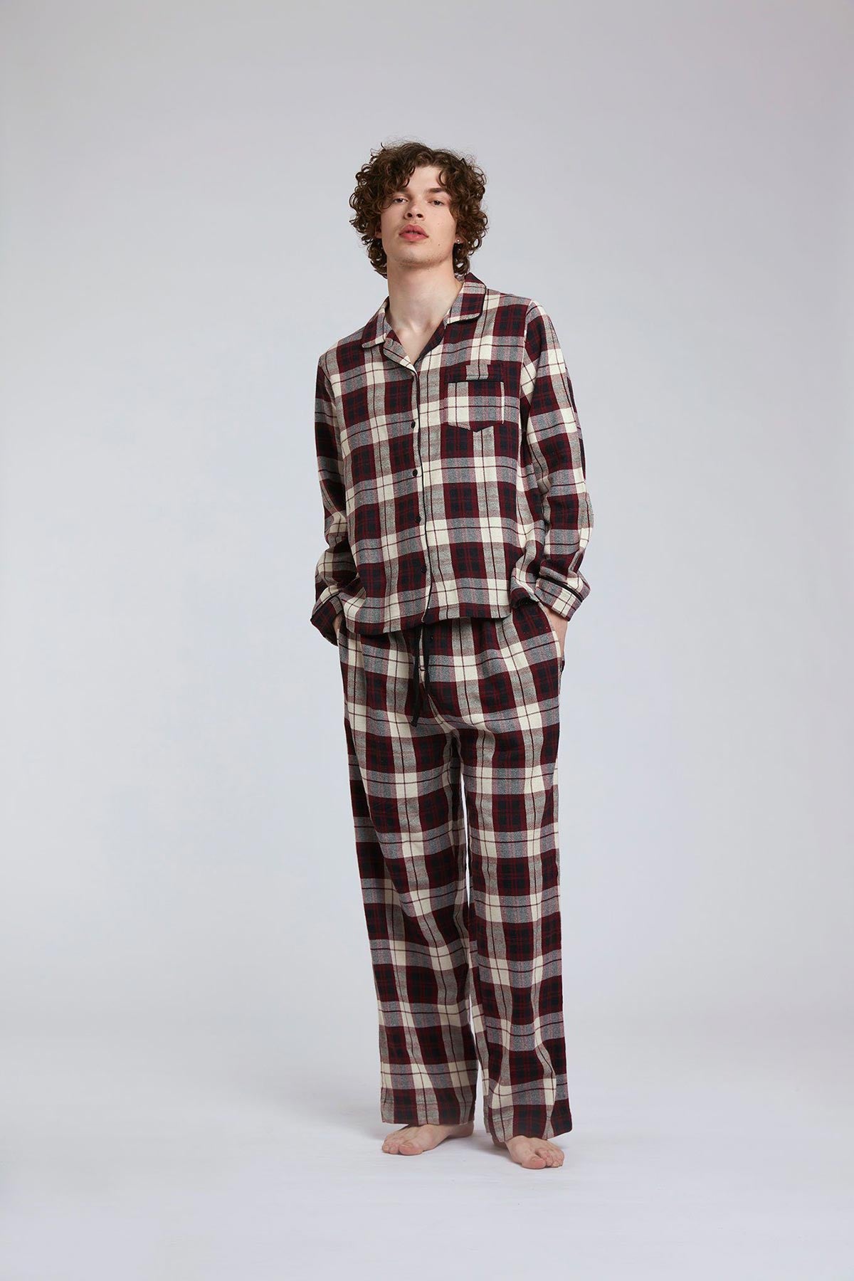 Komodo Jim Jam Unisex Pyjama Bottom Maroon