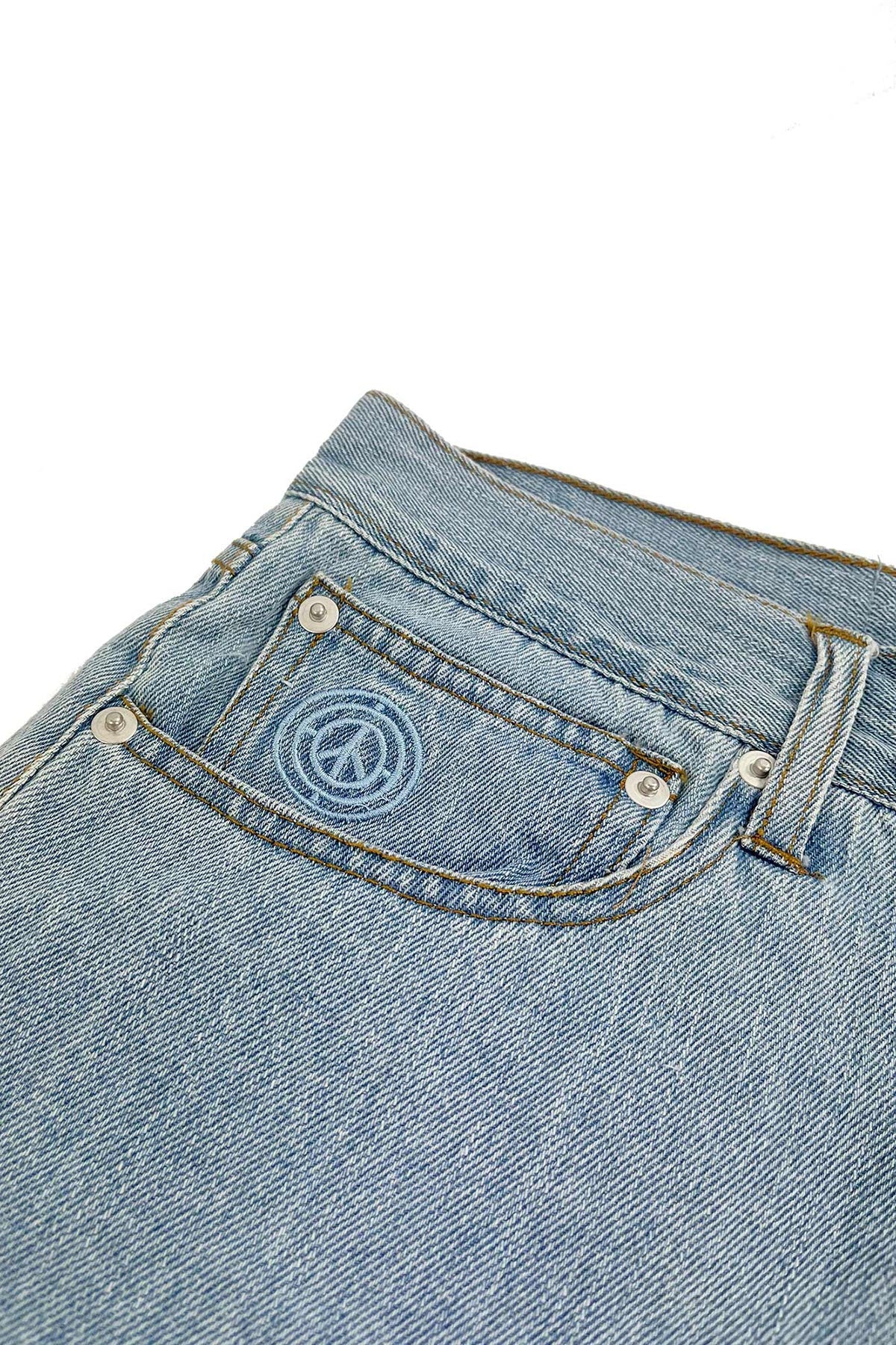 Komodo Leilani Organic Cotton Denim Short In Light Blue