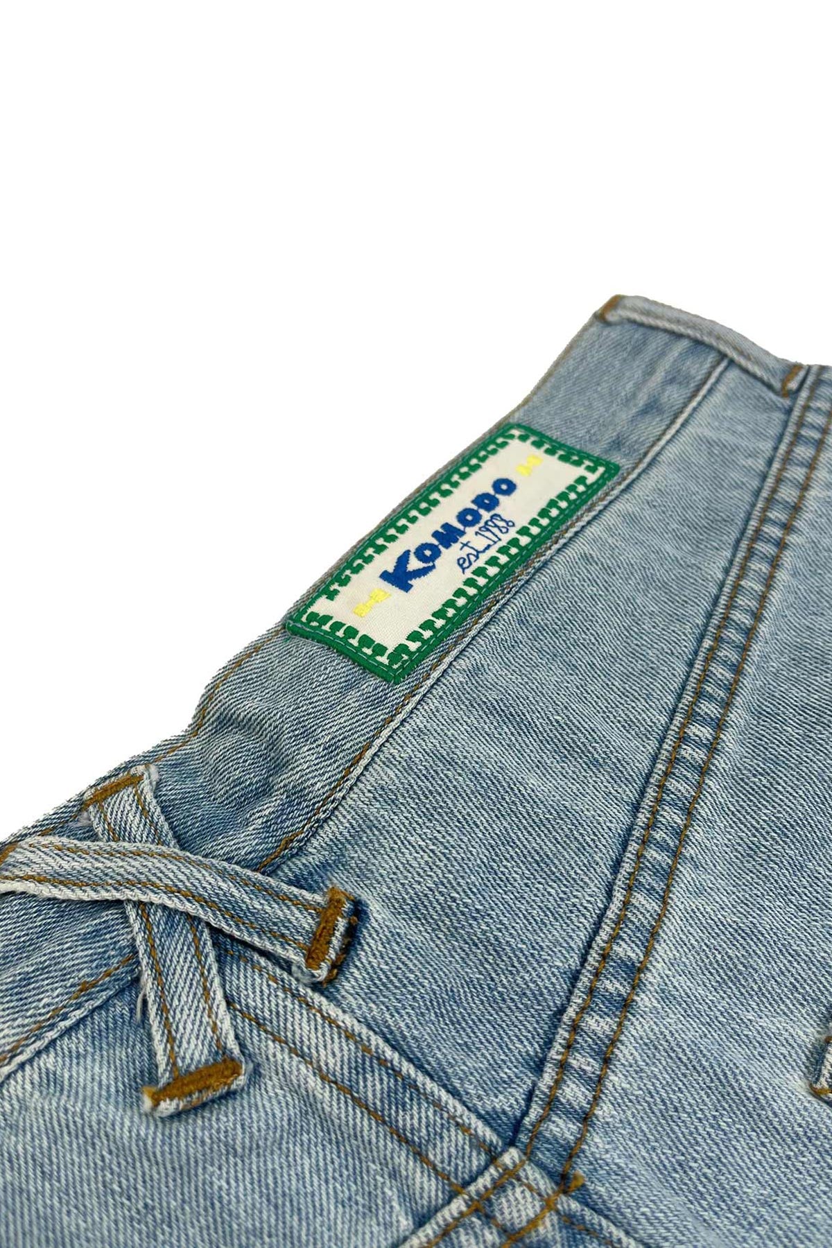 Komodo Leilani Organic Cotton Denim Short In Light Blue